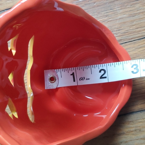 Ceramic pumpkin Halloween candle holder - Picture 6 of 7